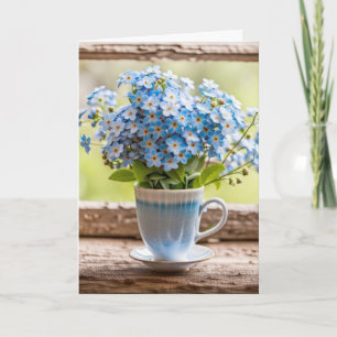 Forget-Me-Not Thinking of You Card
