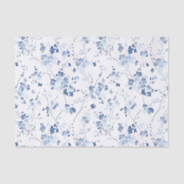 forget me not tissue paper (Front)
