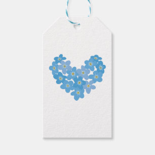 Forget me not - Transparent Gift Tags