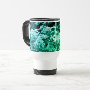 Forget me not travel mug