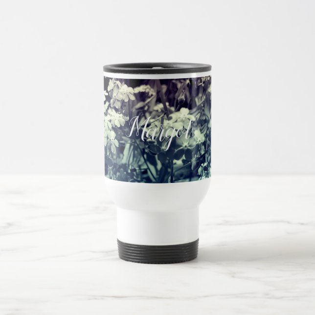 Forget me not  travel mug (Center)