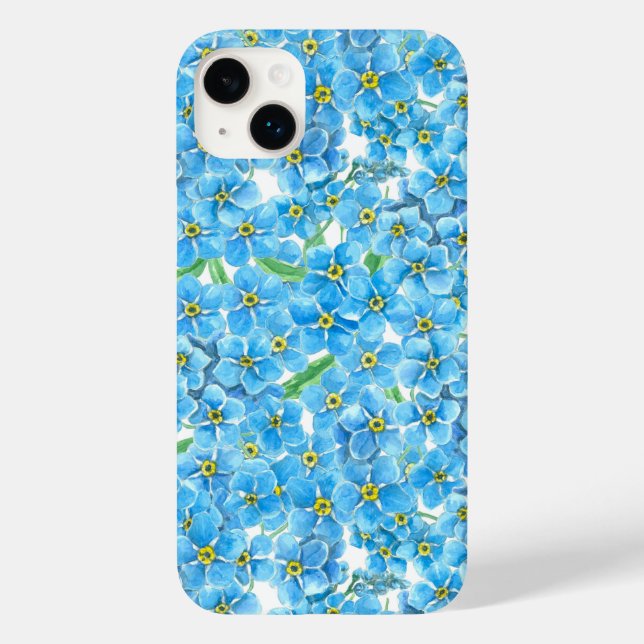 Forget me not watercolor Case-Mate iPhone case (Back)