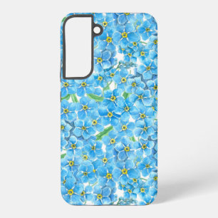 Forget me not watercolor samsung galaxy case