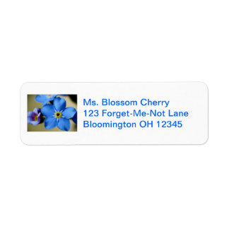 Forget-Me-Nots 11 Address Label