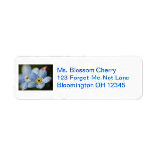 Forget-Me-Nots 12 Address Label