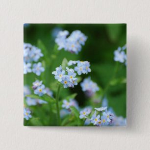 Forget Me Nots 15 Cm Square Badge