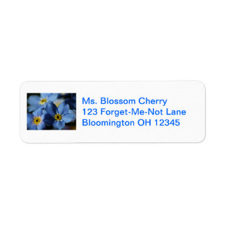 Forget-Me-Nots 7 Address Label