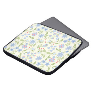 Forget-me-nots and cornflowers laptop sleeve