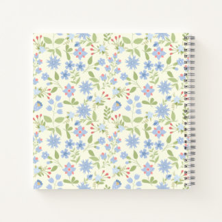 Forget-me-nots and cornflowers notebook