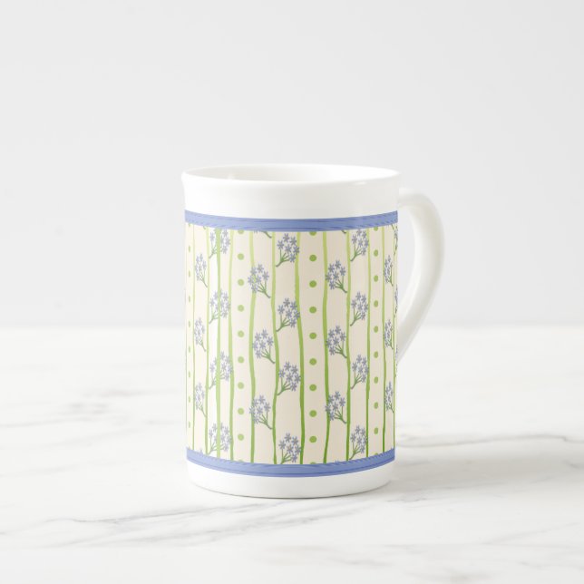 Forget-Me-Nots Bone China Mug (Front Right)