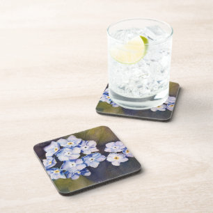 FORGET-ME-NOTS FLOWER COASTERS