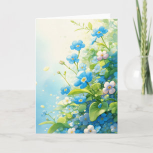 Forget-Me-Nots Garden of Memories Card