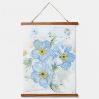 Forget Me Nots Hanging Tapestry
