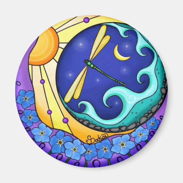 Forget Me Nots Magnet (Front)