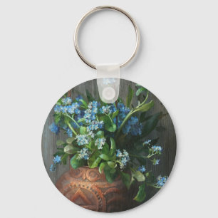 Forget-Me-Nots - 	Marie Nyl-Frosch Key Ring