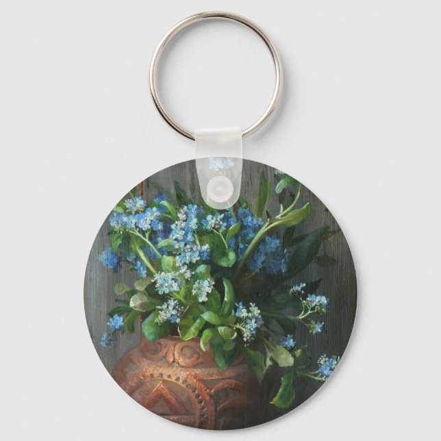 Forget-Me-Nots - 	Marie Nyl-Frosch Key Ring (Front)