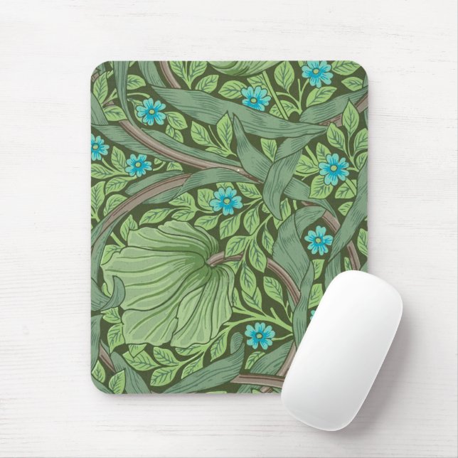 Forget-Me-Nots, Wallpaper by William Morris Mouse Mat (With Mouse)
