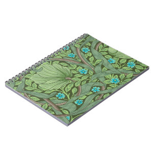 Forget-Me-Nots, Wallpaper by William Morris Notebook