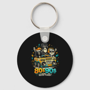 Forget mens cassette tape vhs music old school key ring