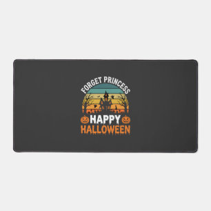 Forget Princess Happy Halloween Haunted House Desi Desk Mat