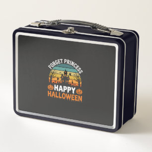 Forget Princess Happy Halloween Haunted House Desi Metal Lunch Box