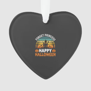Forget Princess Happy Halloween Haunted House Desi Ornament