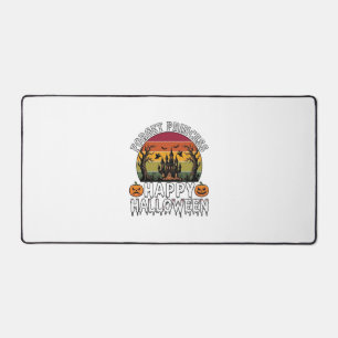 Forget Princess Happy Halloween Haunted House Pump Desk Mat