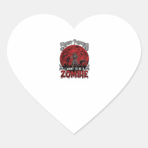 Forget Princess Zombie Blood Moon Graveyard Bats S Heart Sticker