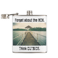 Forget the Box - Think Outside Flask- Vintage Dock