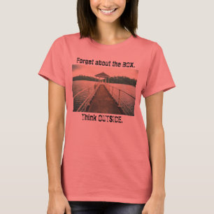 Forget the Box. Think Outside. Lake with Dock Tee