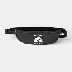 Forget The Candy Give Me A Cat Spooky Halloween  Bum Bags