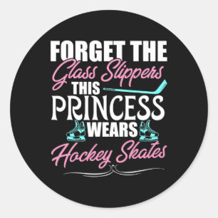 Forget The Glass Slippers This Princess Wears Hock Classic Round Sticker