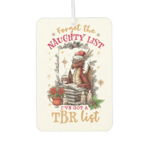 Forget The Naughty List I've Got a TBR List  Car Air Freshener