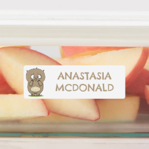 Forgetful chubby hamster cartoon personalised