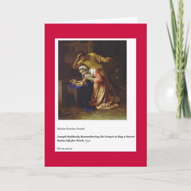 FORGETFUL JOSEPH HOLIDAY CARD (Front)