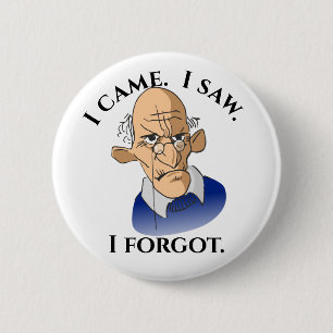 Forgetful T-Shirt 6 Cm Round Badge