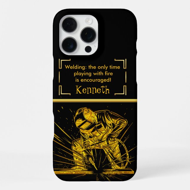 Forging with Excellence iPhone Case (Back)