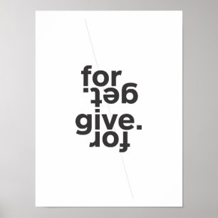 Forgive. \ Forget. Poster