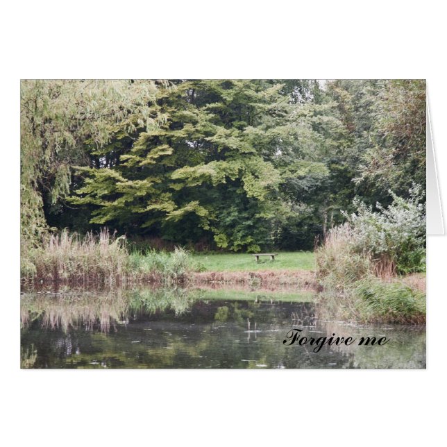 Forgive me card (Front Horizontal)