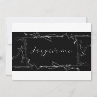 Forgive me card