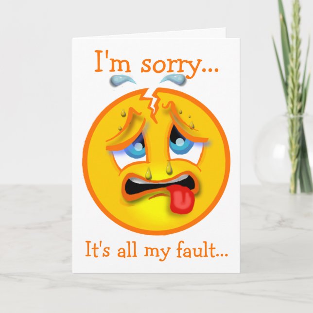 Forgive Me Card (Front)