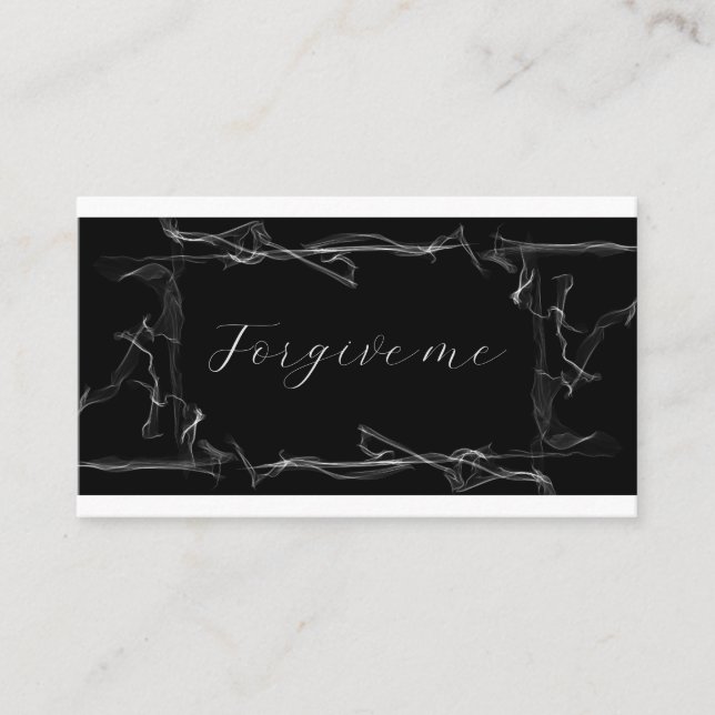Forgive me card (Front)