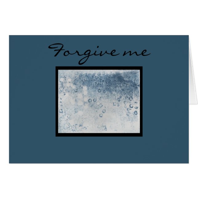 Forgive me Card (Front Horizontal)