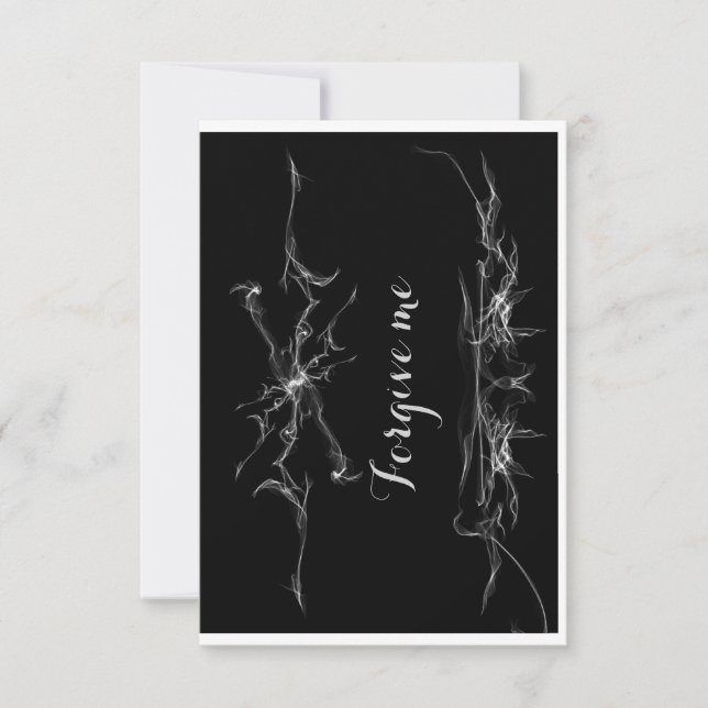 Forgive me thank you card (Front)