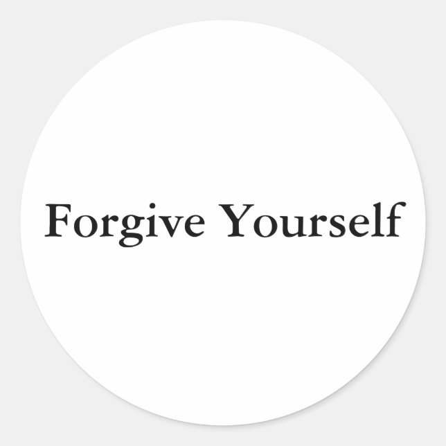 Forgive Yourself Sticker (Front)