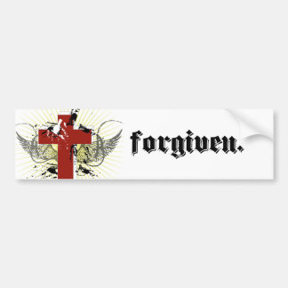 forgiven bumper sticker