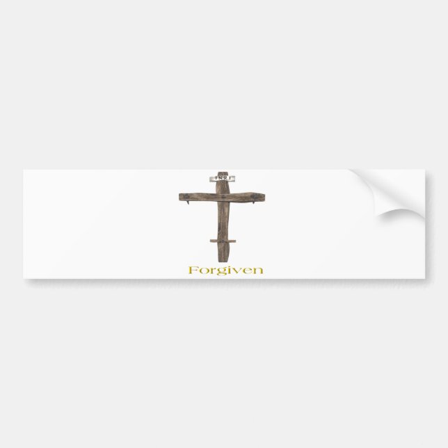 Forgiven Bumper Sticker (Front)