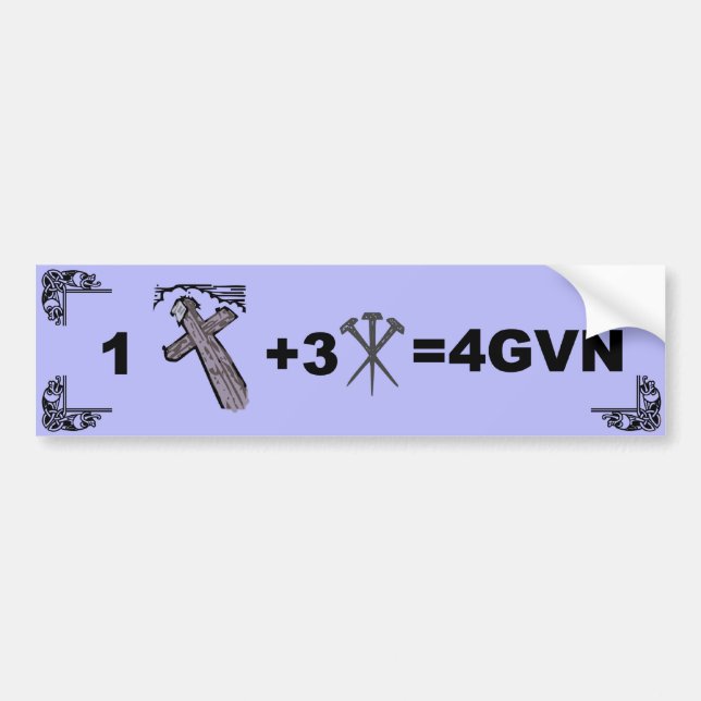 Forgiven - Bumper Sticker (Front)
