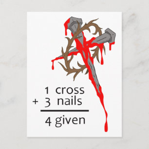 Forgiven Cross Postcard