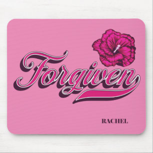 Forgiven Hibiscus Mouse Mat